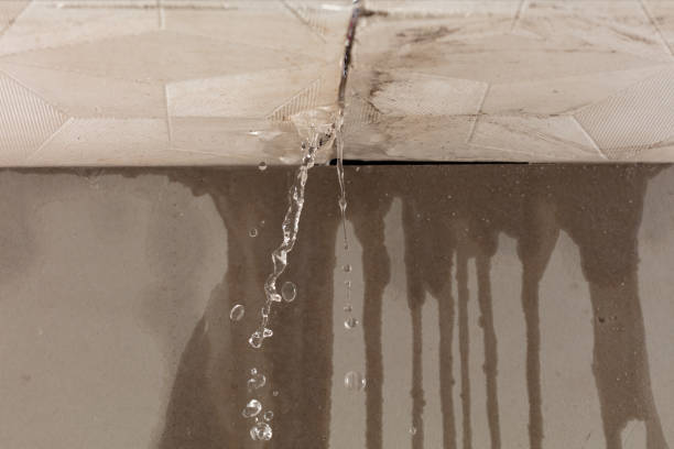 Professional Burst Pipe Cleanup technician working in Wilton, CT